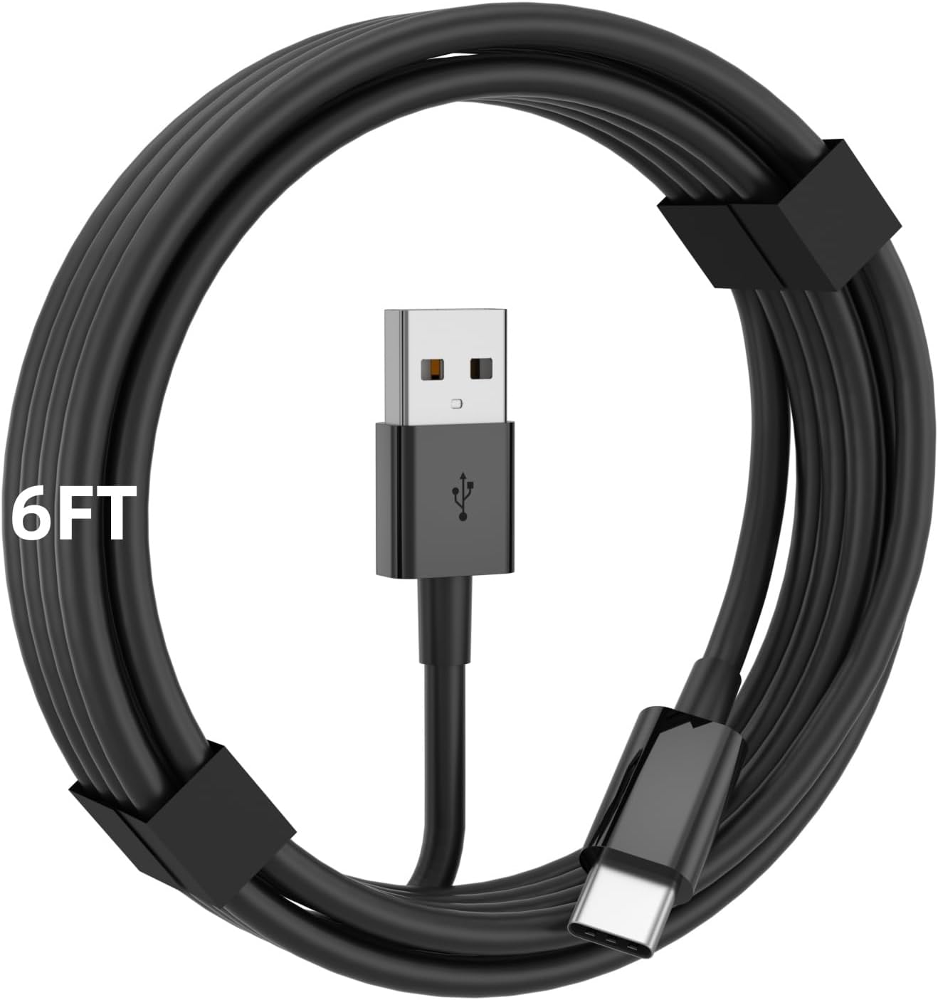 White USB-A to USB-C Car Charger Cable - Hình 8