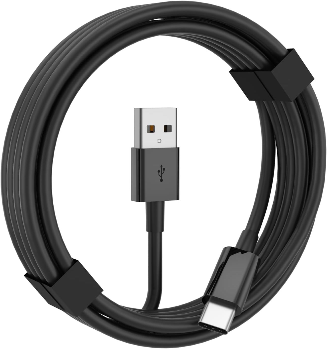 White USB-A to USB-C Car Charger Cable - Hình 10